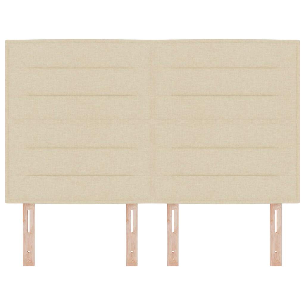 Tête de lit LED avec des lumières à LED Crème 144 cm Polyester - XIOS