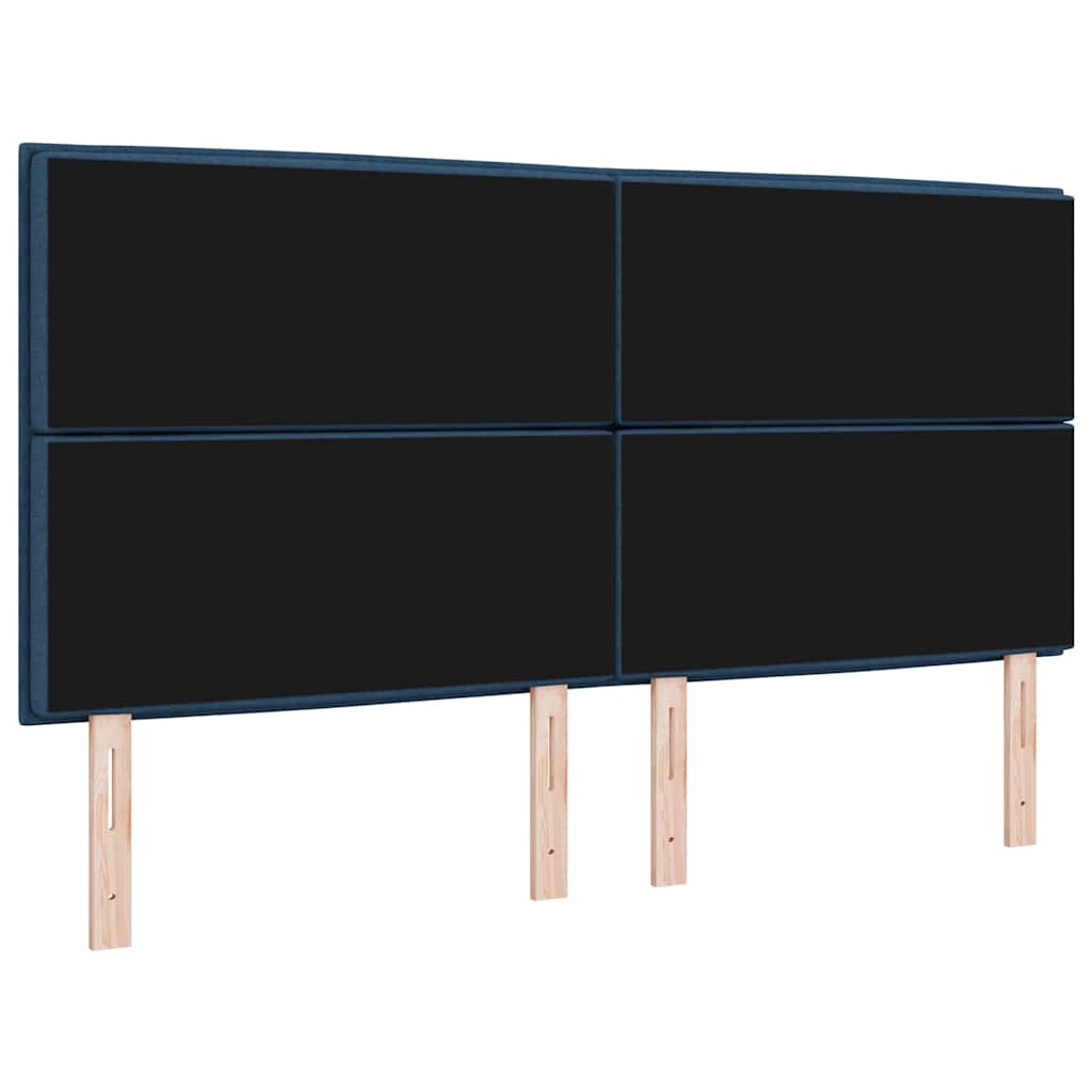 Tête de lit LED avec des lumières à LED Bleu 180 cm Polyester - XIOS
