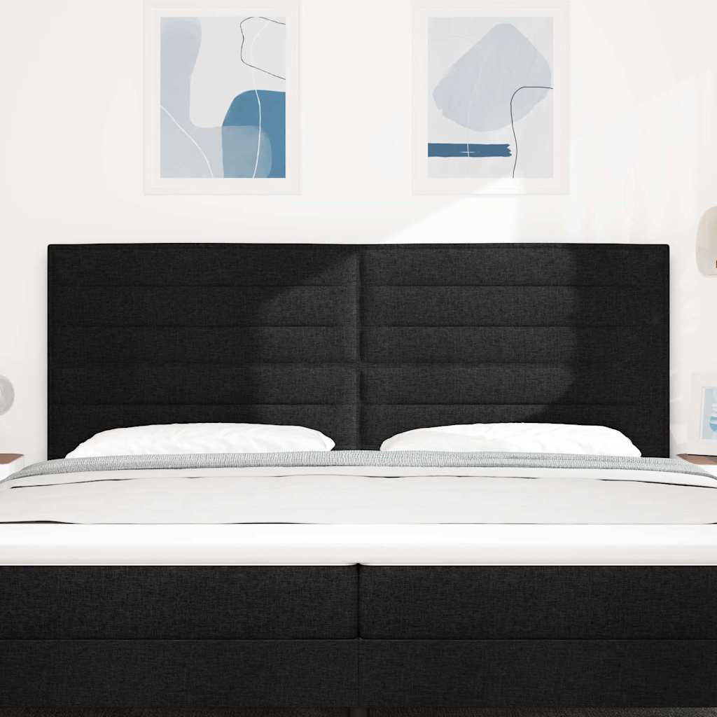 Tête de lit LED avec des lumières à LED Noir 200 cm Polyester - XIOS