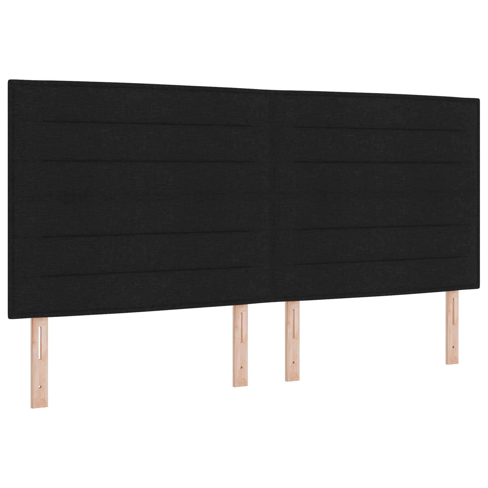 Tête de lit LED avec des lumières à LED Noir 200 cm Polyester - XIOS