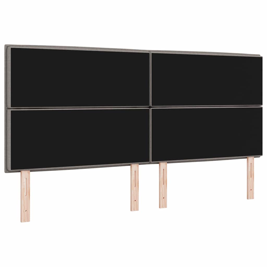Tête de lit LED avec des lumières à LED Taupe 200 cm Polyester - XIOS