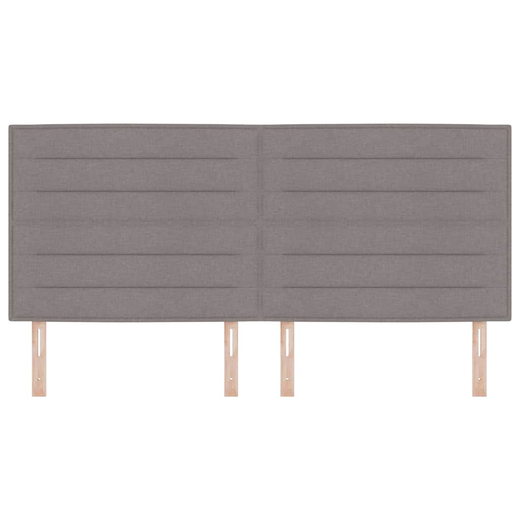 Tête de lit LED avec des lumières à LED Taupe 200 cm Polyester - XIOS