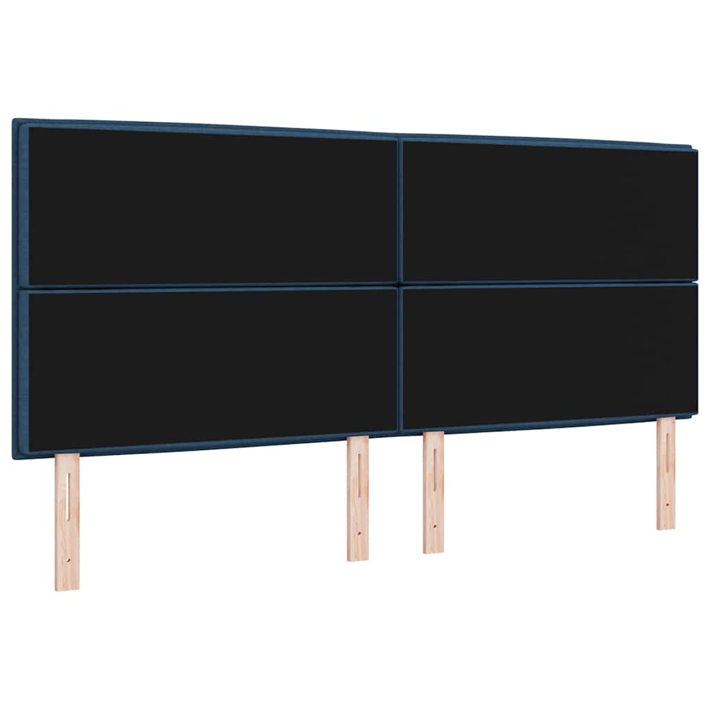 Tête de lit LED avec des lumières à LED Bleu 200 cm Polyester - XIOS