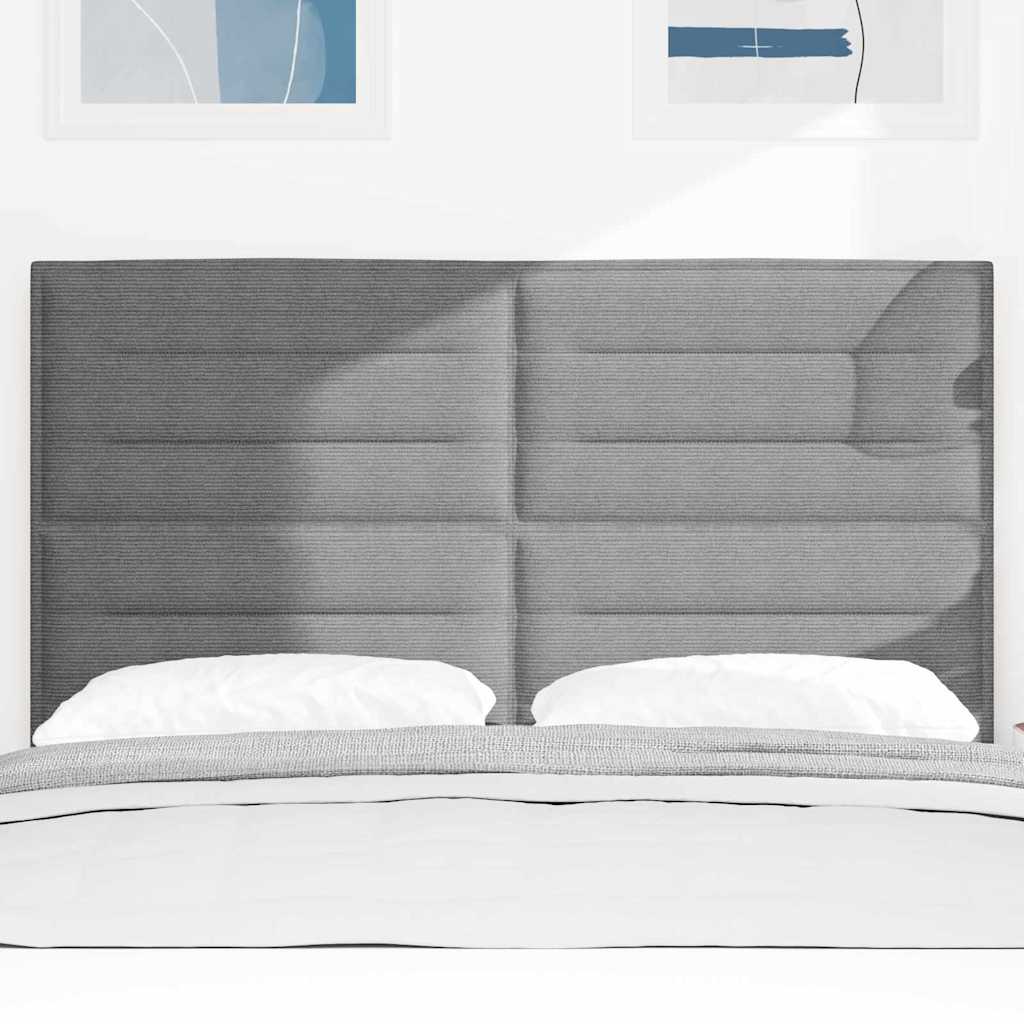 Tête de lit LED avec tête de lit Gris clair 144 cm Polyester - XIOS