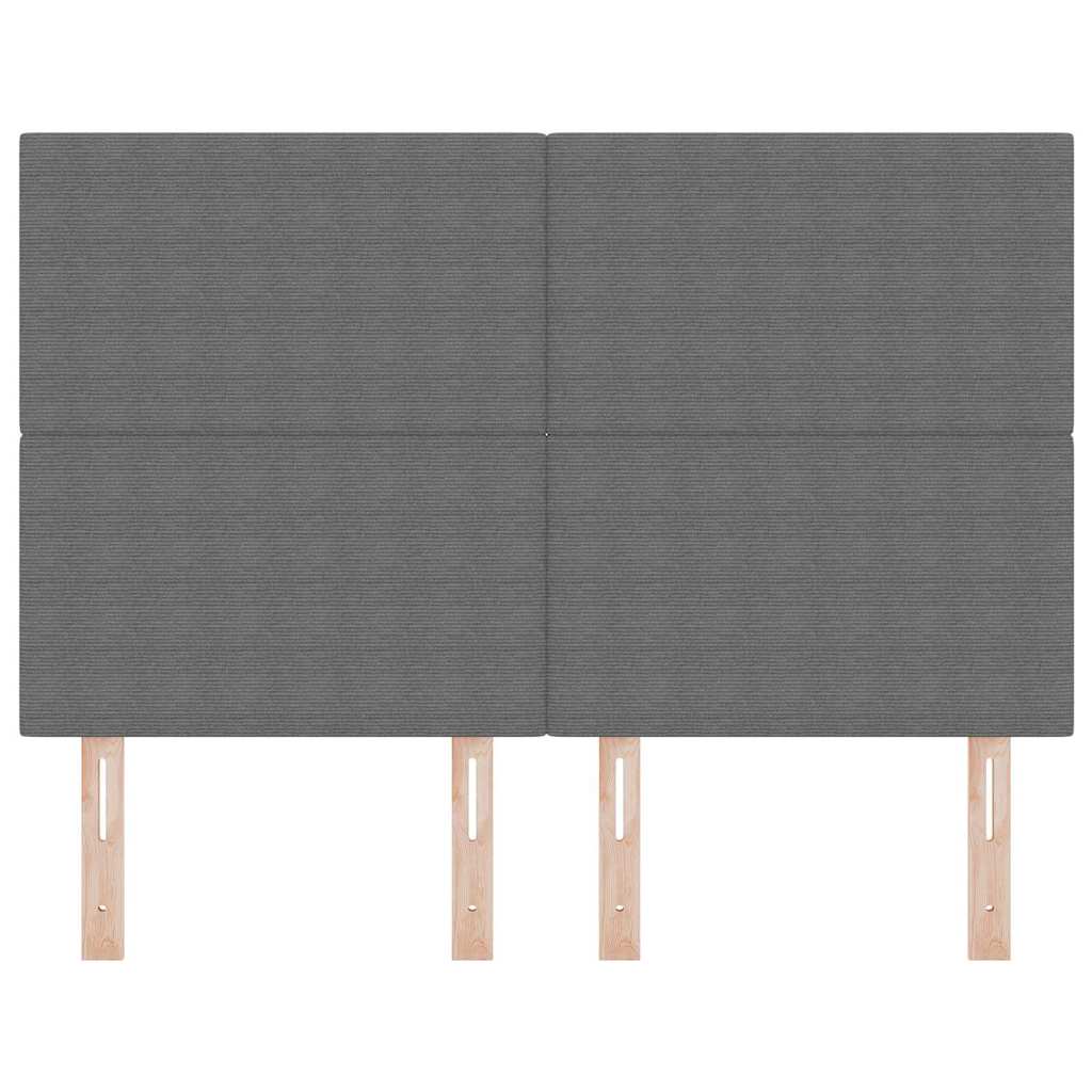 Tête de lit LED avec tête de lit Gris clair 144 cm Polyester - XIOS