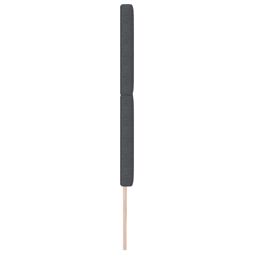 Tête de lit LED avec tête de lit Gris foncé 180 cm Polyester - XIOS