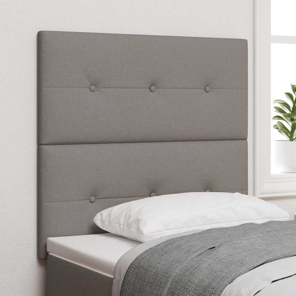 Tête de lit LED avec des lumières à LED Taupe 80 cm Polyester - XIOS