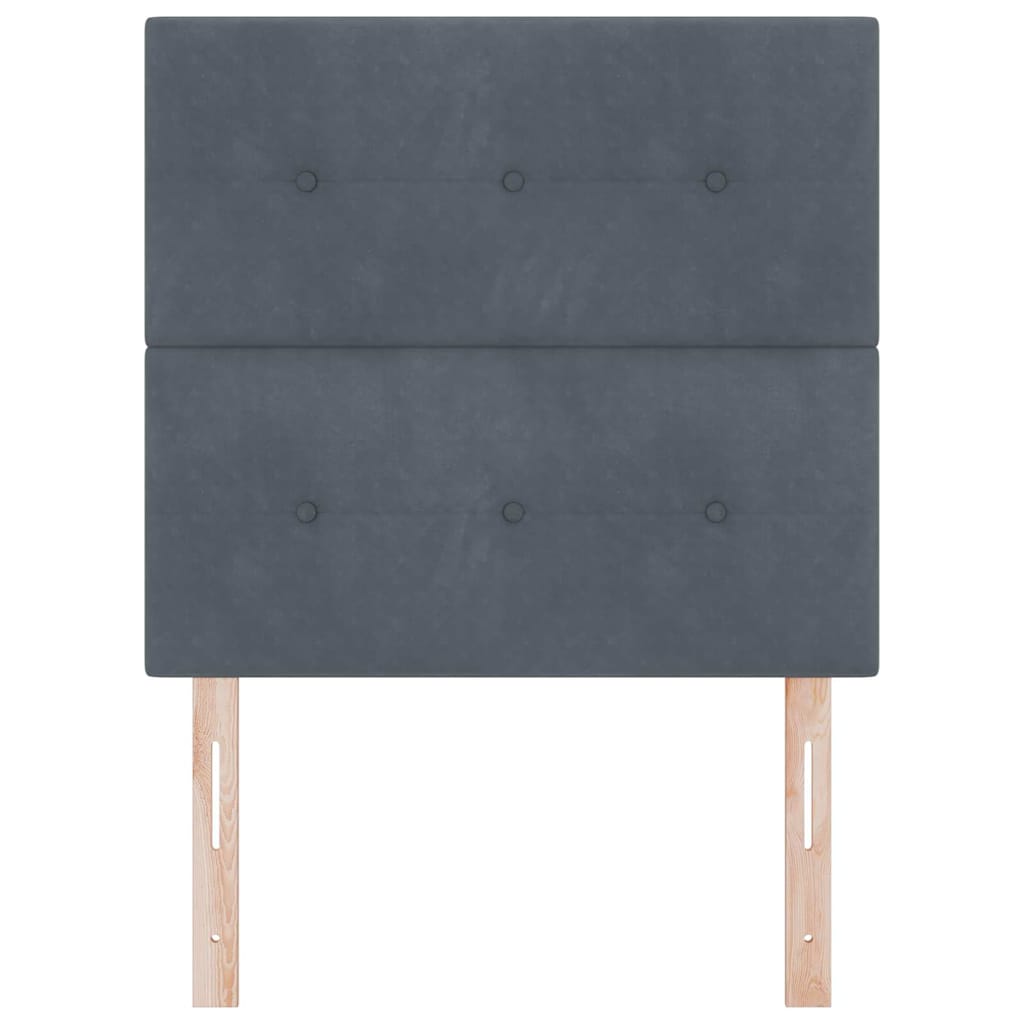 Tête de lit LED avec des lumières à LED Gris 80 cm Polyester - XIOS