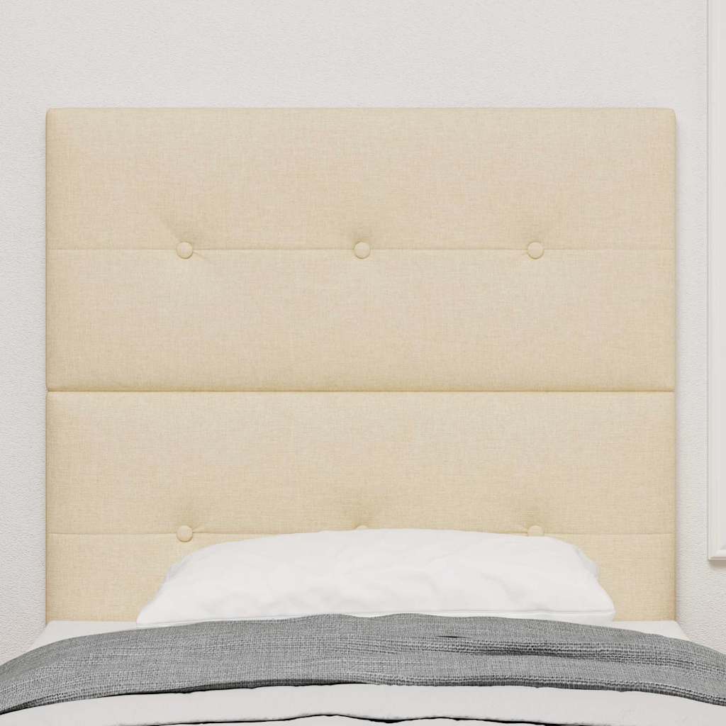 Tête de lit LED avec des lumières à LED Crème 90 cm Polyester - XIOS