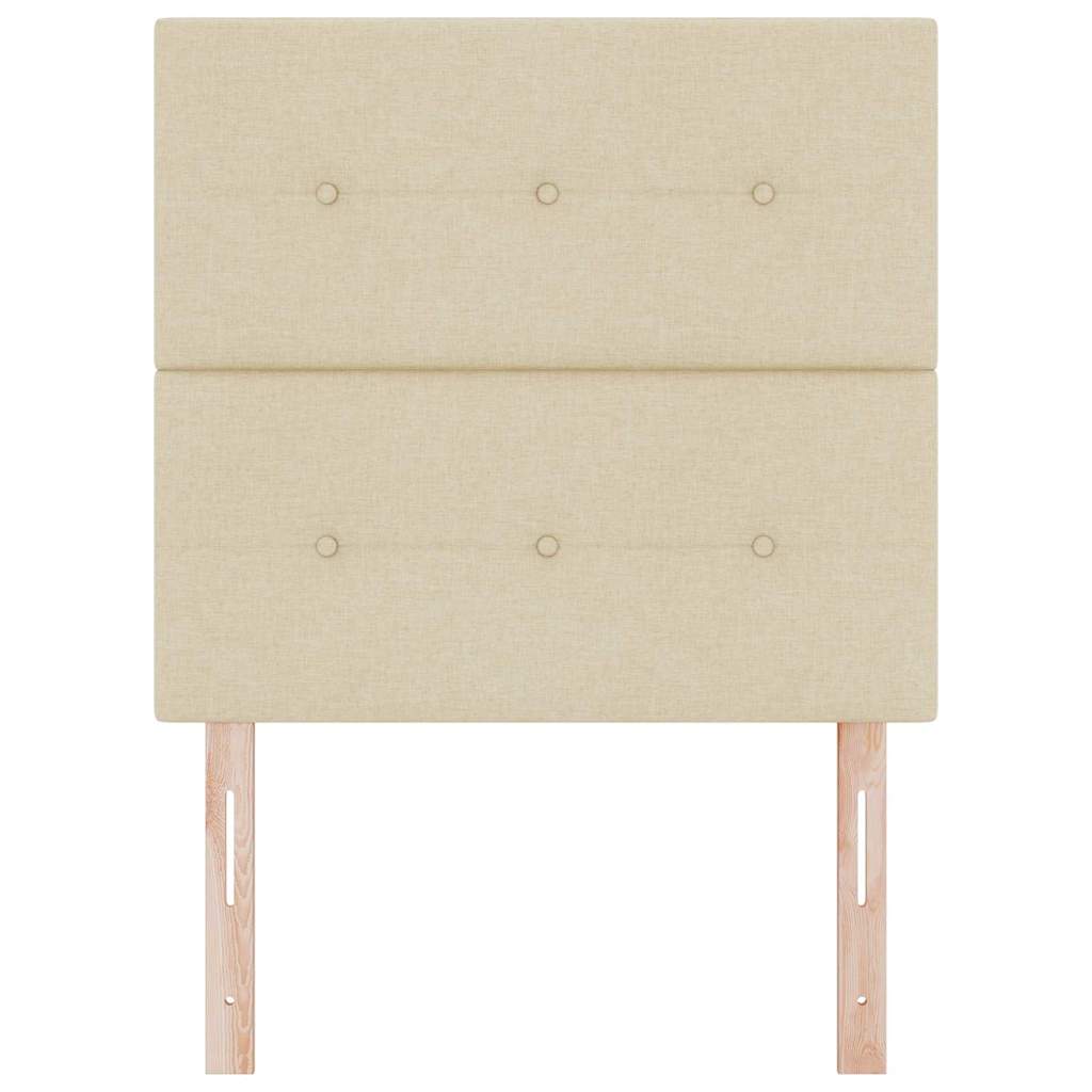 Tête de lit LED avec des lumières à LED Crème 90 cm Polyester - XIOS