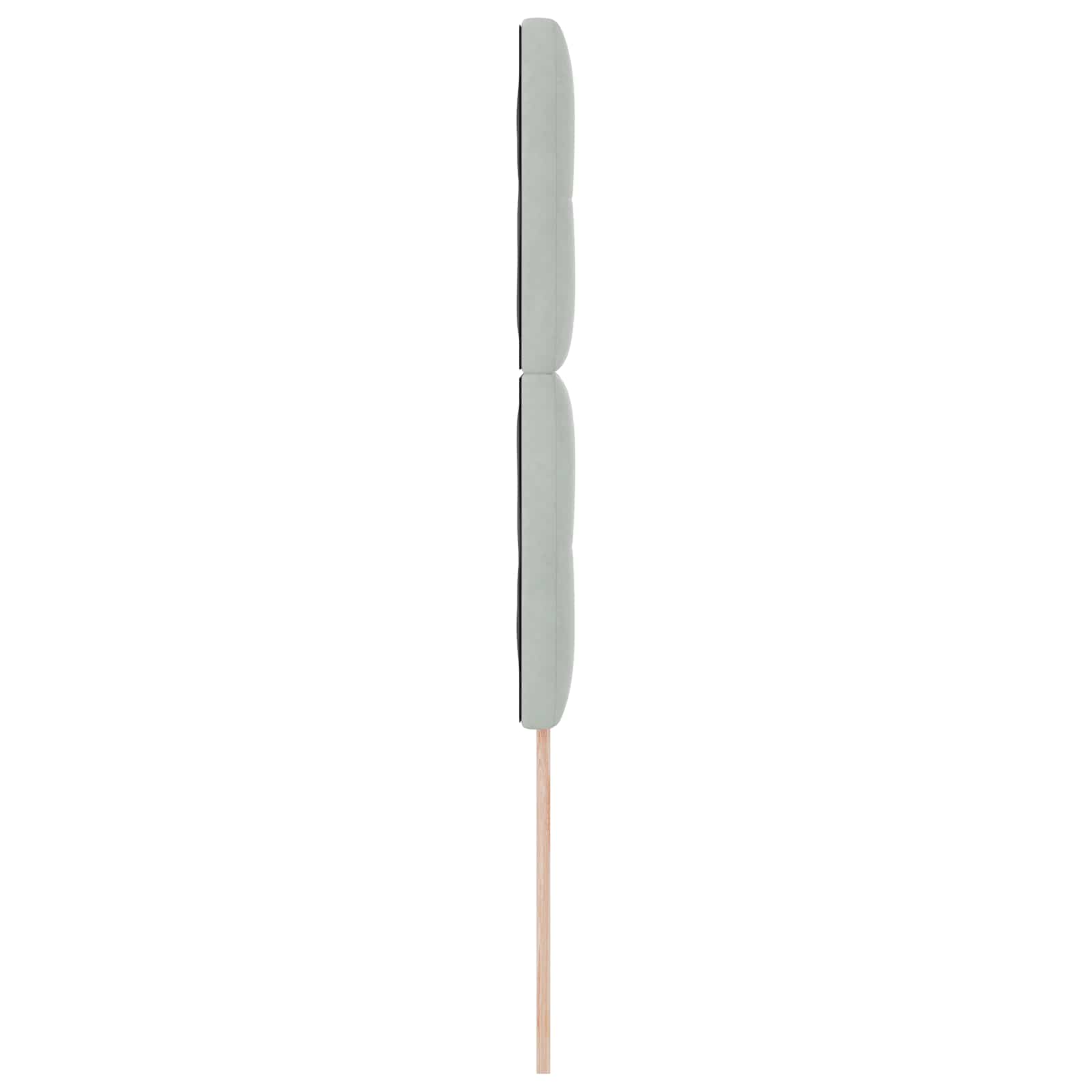 Tête de lit LED avec tête de lit Gris clair 90 cm Polyester - XIOS