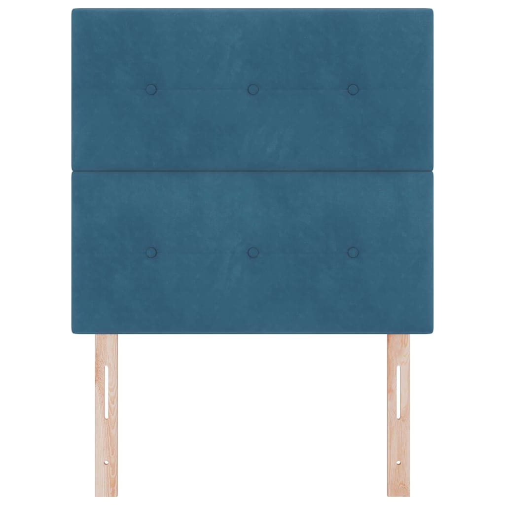 Tête de lit LED avec des lumières à LED Bleu 90 cm Polyester - XIOS