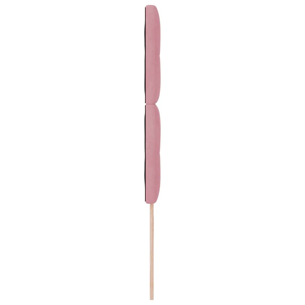Tête de lit LED avec des lumières à LED Rose 90 cm Polyester - XIOS