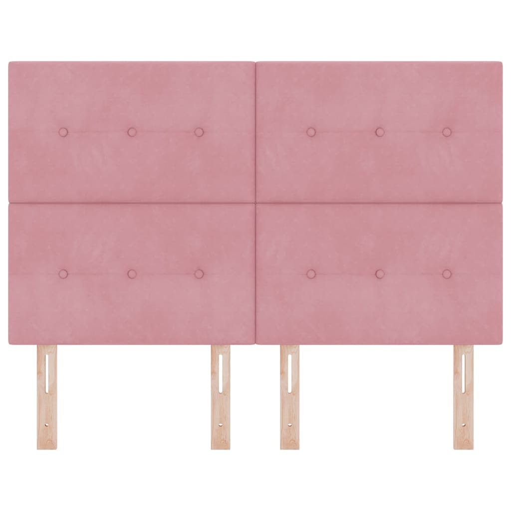 Tête de lit LED avec des lumières à LED Rose 144 cm Polyester - XIOS