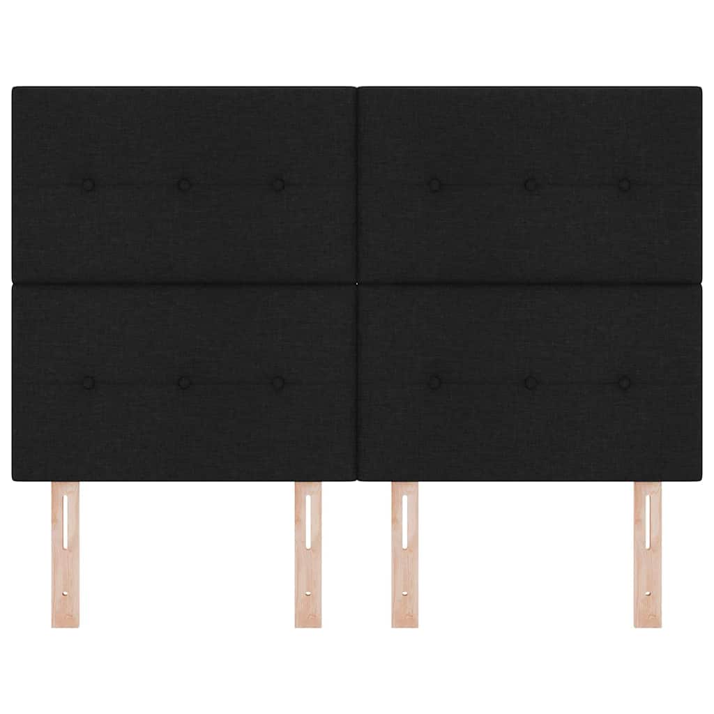 Tête de lit LED avec des lumières à LED Noir 160 cm Polyester - XIOS
