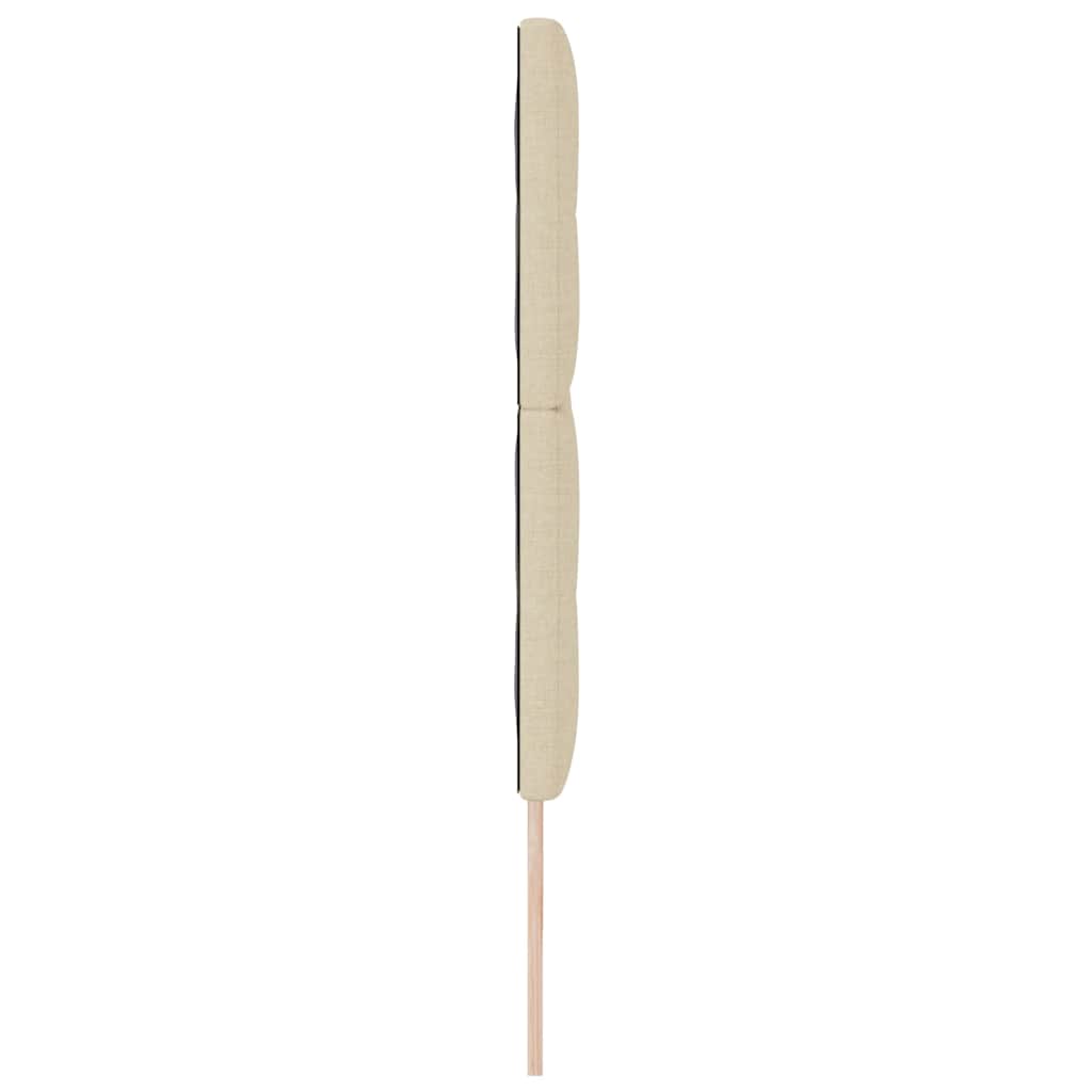 Tête de lit LED avec des lumières à LED Crème 200 cm Polyester - XIOS