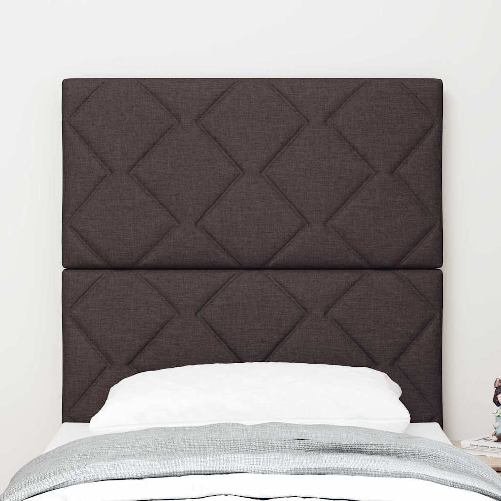 Tête de lit avec tête de lit Gris clair 80 cm tissu - XIOS