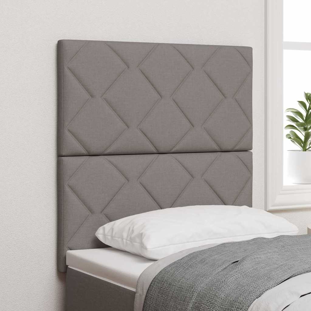 Tête de lit avec tête de lit Taupe 80 cm tissu - XIOS