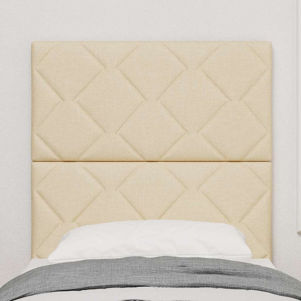 Tête de lit avec tête de lit Crème 80 cm tissu - XIOS