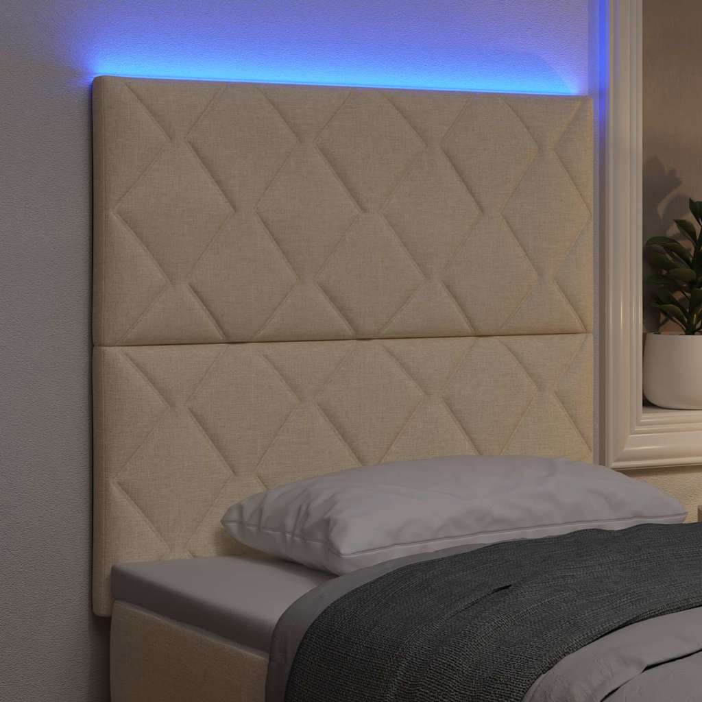 Tête de lit Crème 100 cm tissu - XIOS