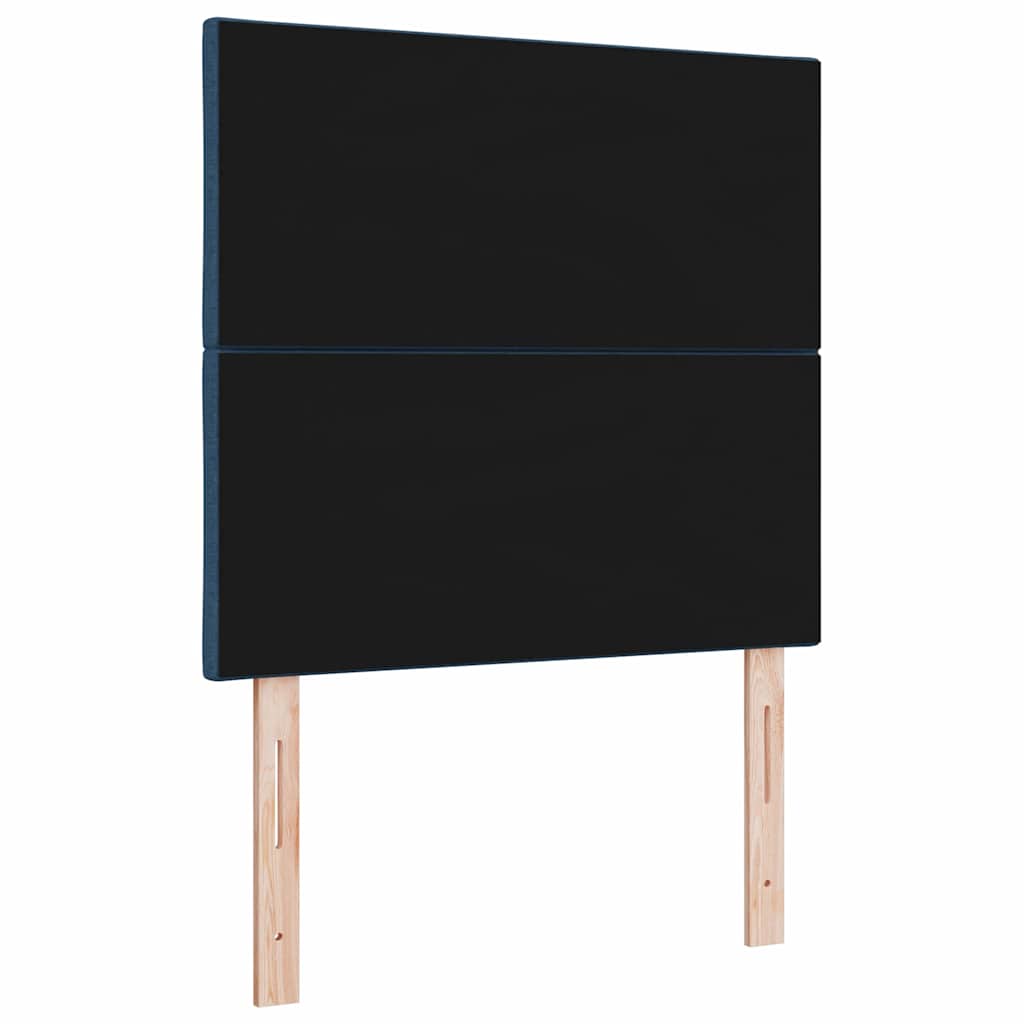 Tête de lit avec des lumières à LED Réglable Bleu 100 cm tissu - XIOS