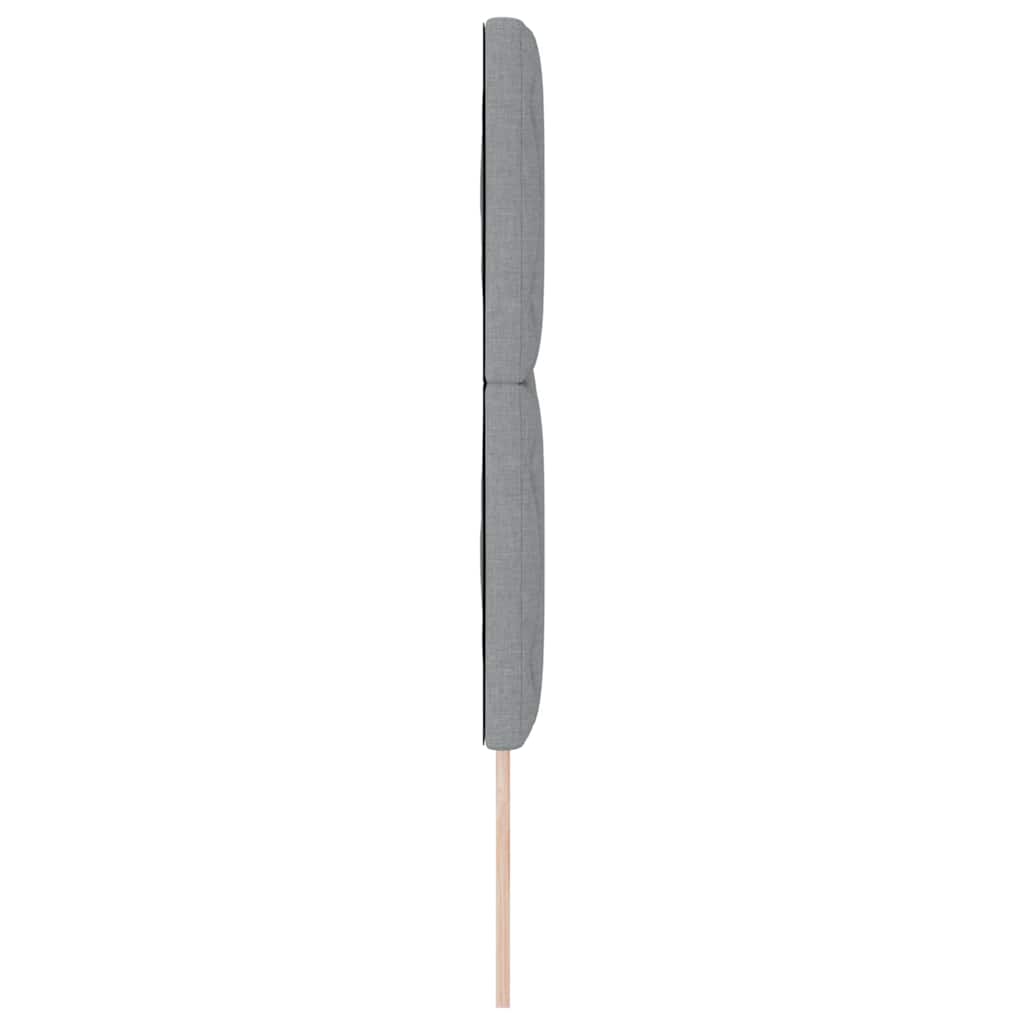 Tête de lit Gris clair 160 cm tissu