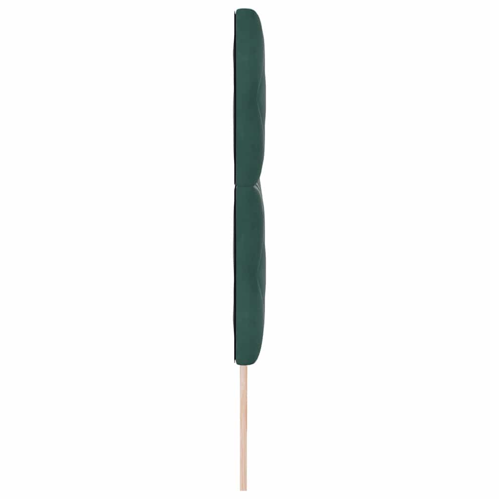 Tête de lit LED Vert foncé 180 cm Cuir synthétique