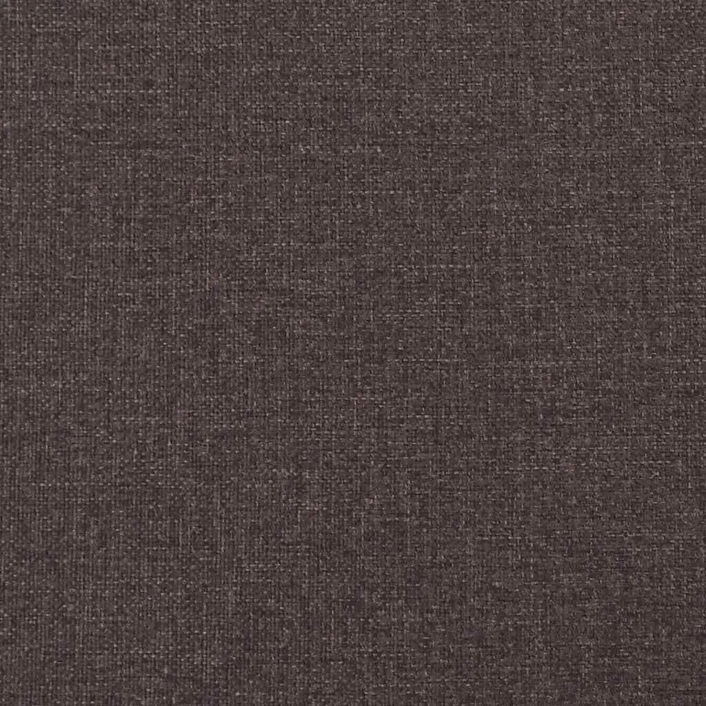 Lit à ressorts avec coussin Marron foncé 140 x 200 cm tissu - XIOS