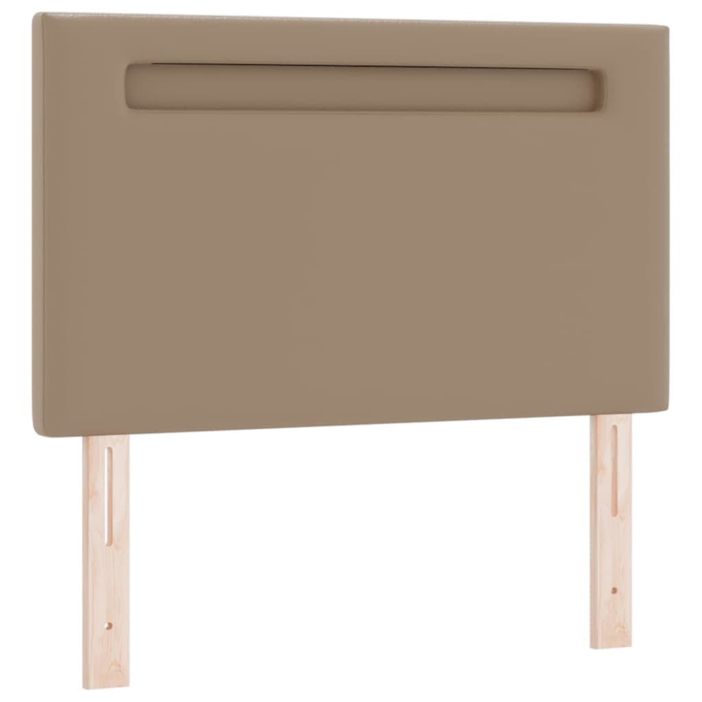 Cadre de lit avec matelas Cappuccino 90 x 190 cm Faux cuir - XIOS
