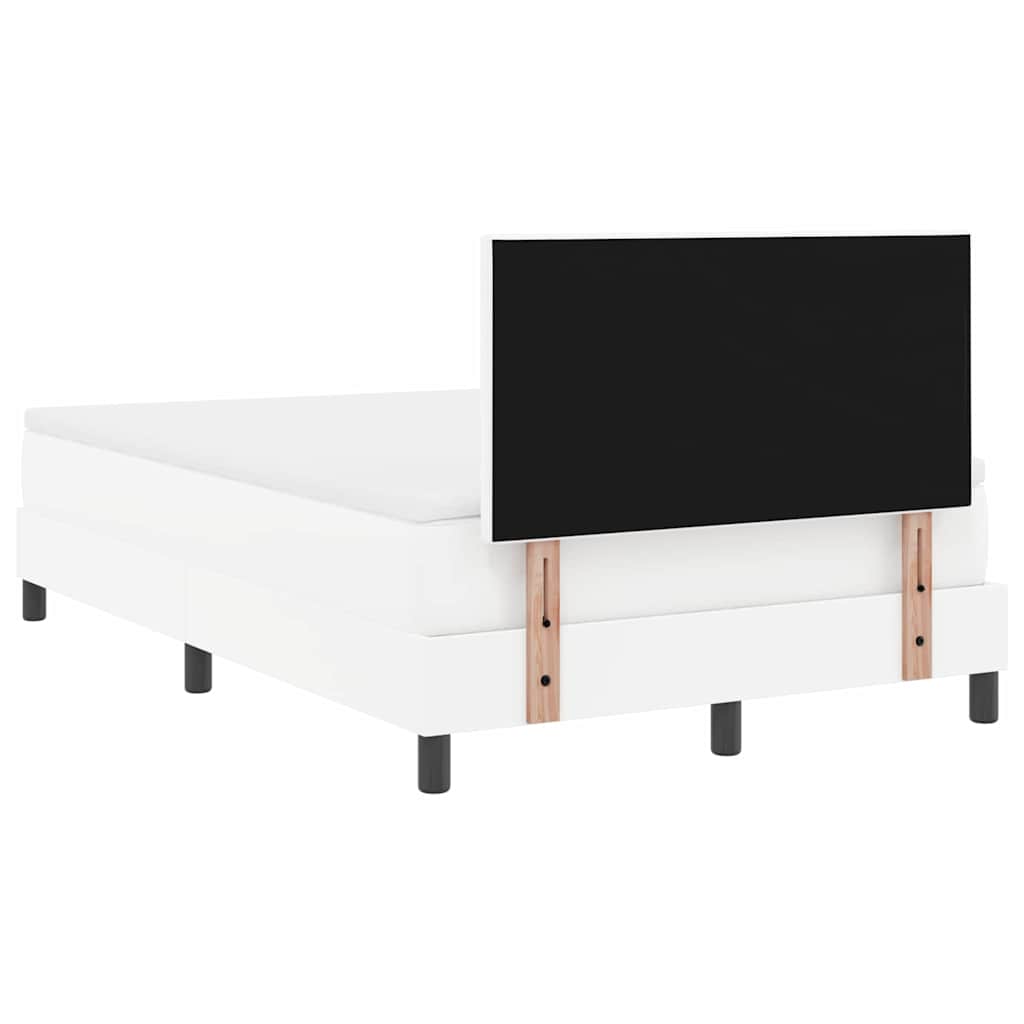 Cadre de lit avec matelas Blanc 120 x 200 cm Faux cuir - XIOS