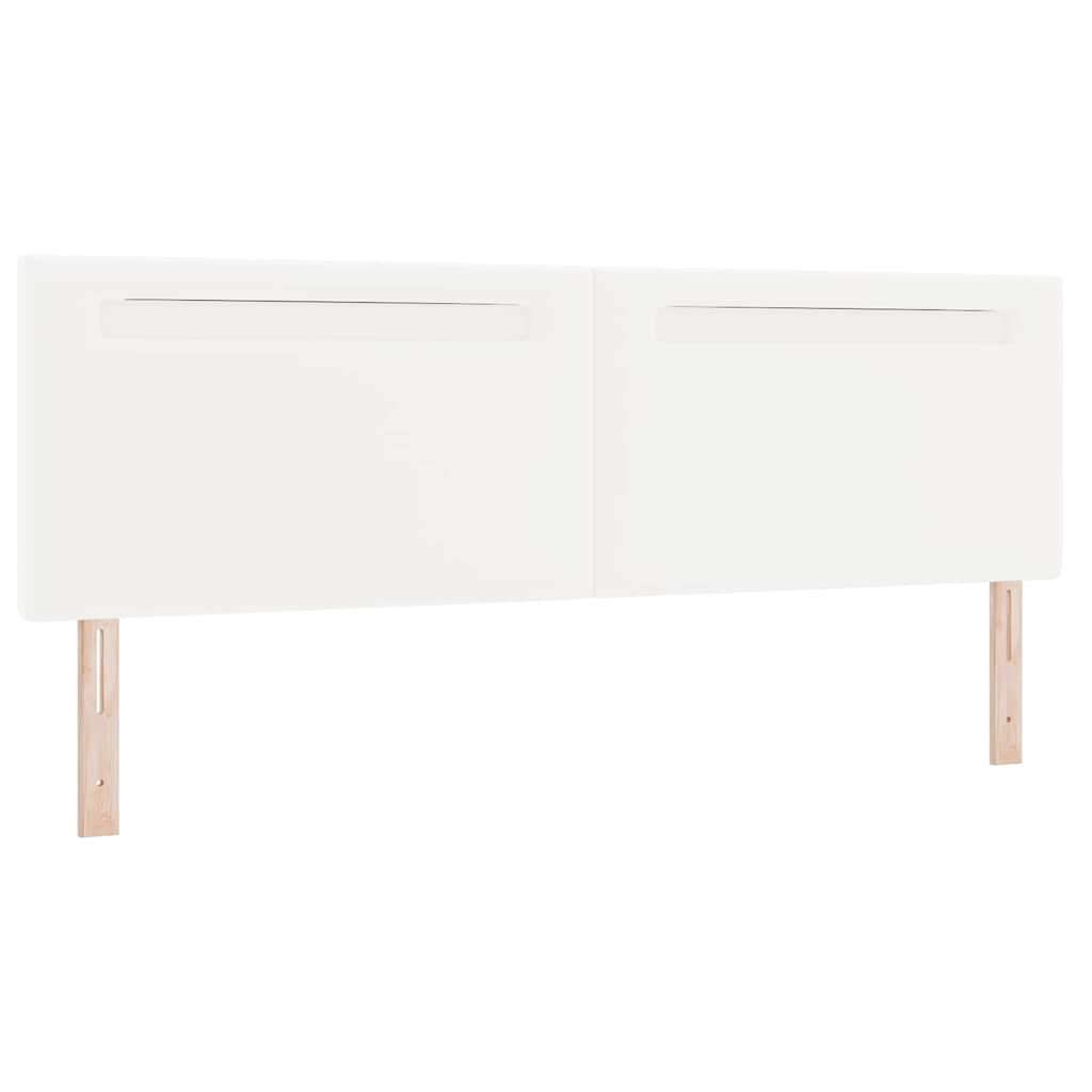 Cadre de lit avec matelas Blanc 180 x 200 cm Faux cuir - XIOS