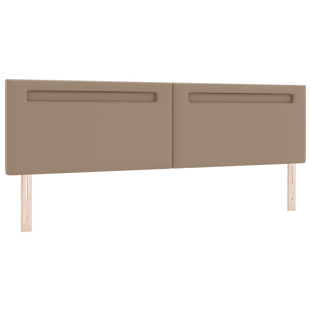 Cadre de lit avec matelas Cappuccino 200 x 200 cm Faux cuir - XIOS