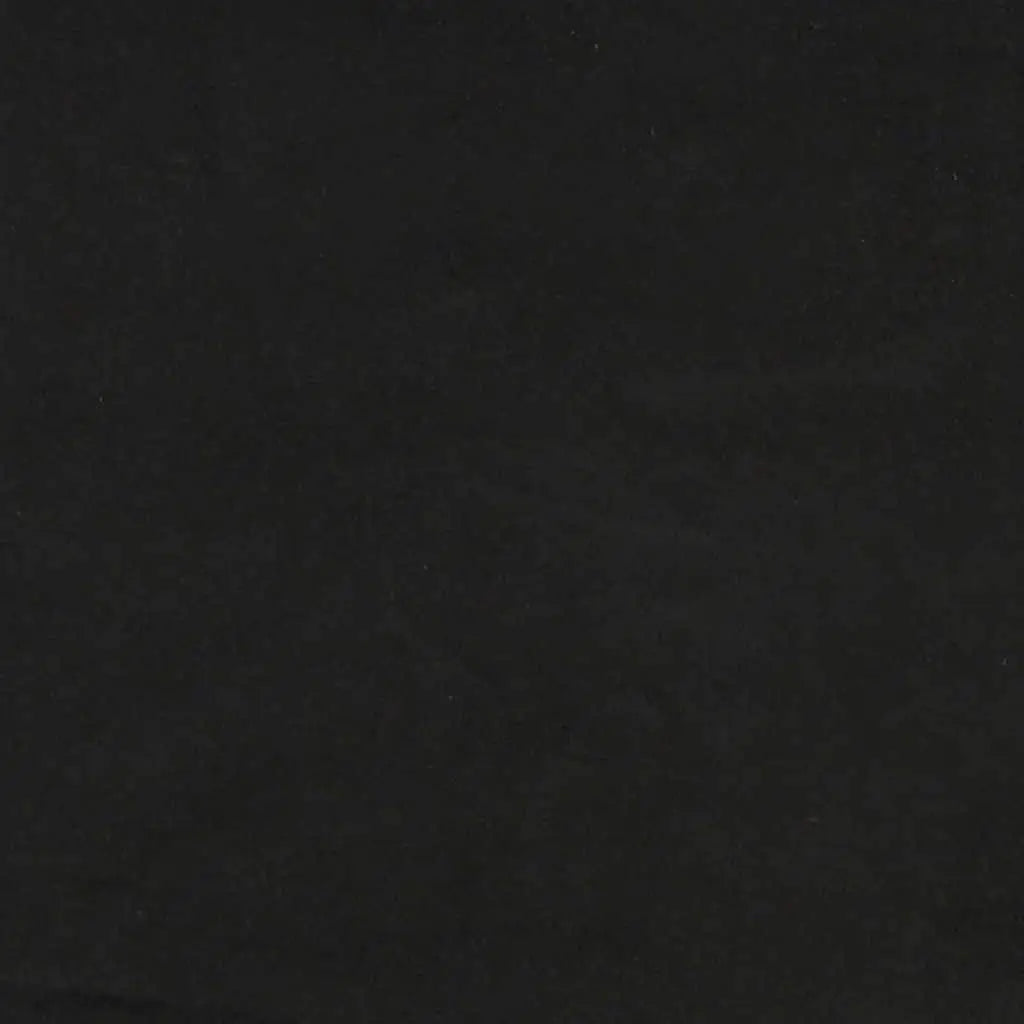 Lit à ressorts avec tête de lit Noir 90 x 200 cm Velours - XIOS