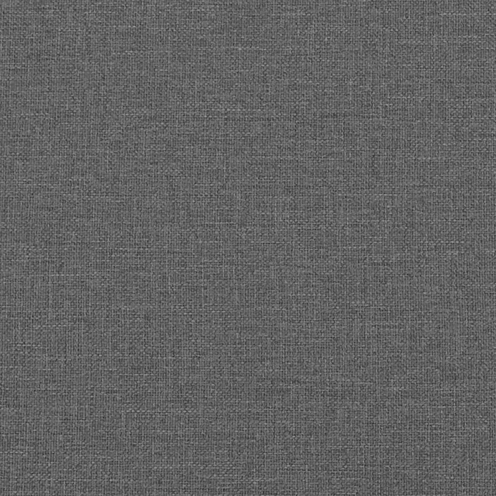 Lit à ressorts avec matelas Gris foncé 180 x 200 cm tissu - XIOS