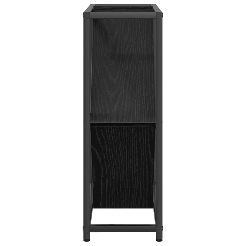 Étagère à vin Chêne noir 51 x 18 x 52,5 cm Bois d'ingénierie - XIOS