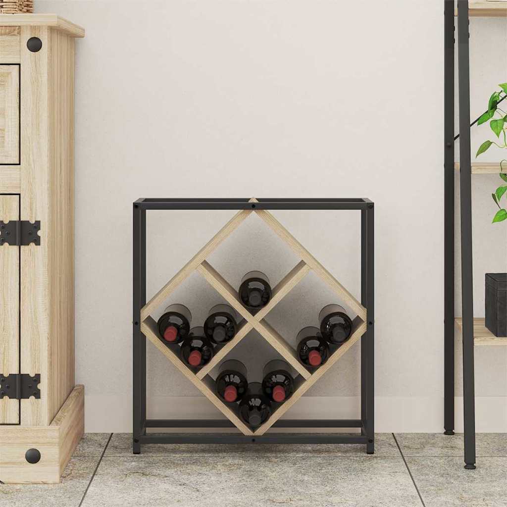 Étagère à vin Chêne sonoma 51 x 18 x 52,5 cm Bois d'ingénierie - XIOS