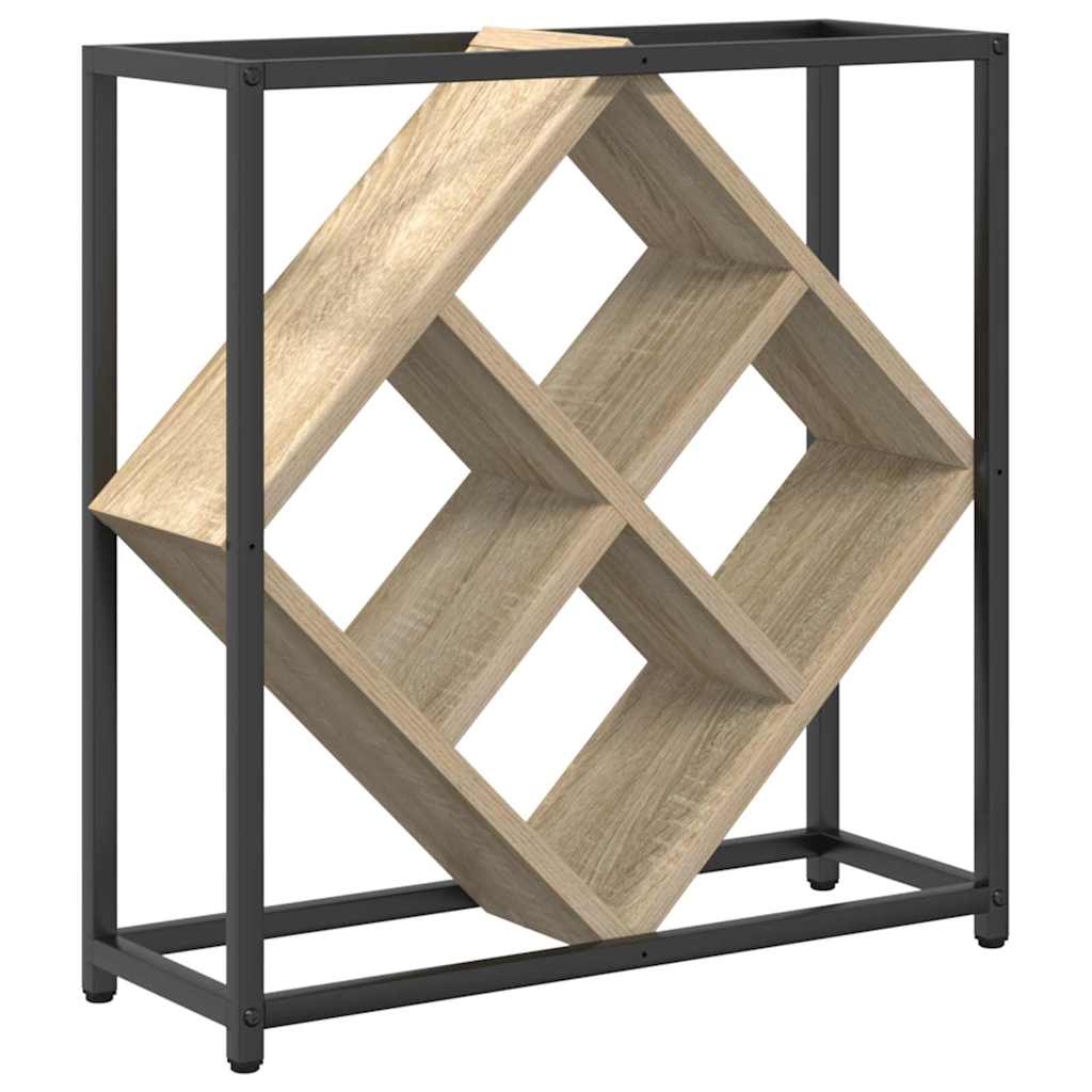 Étagère à vin Chêne sonoma 51 x 18 x 52,5 cm Bois d'ingénierie - XIOS