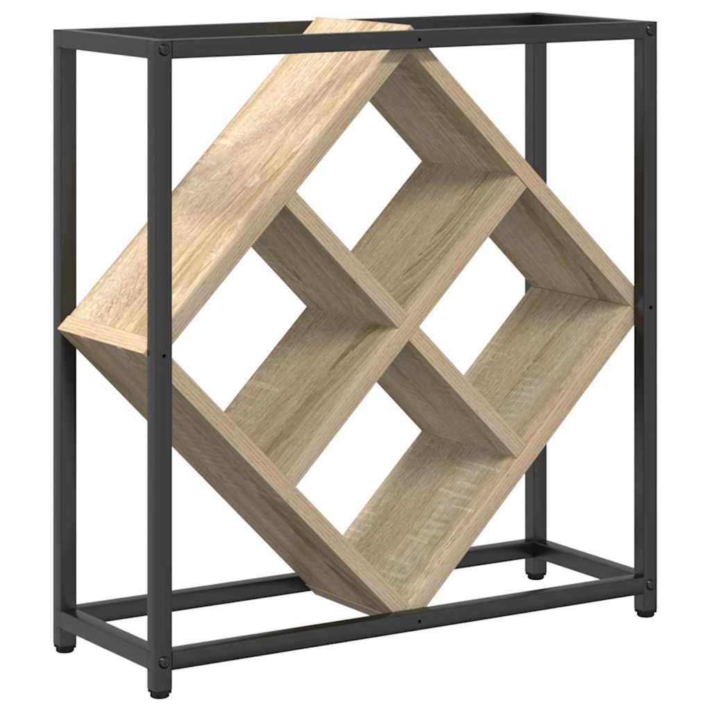 Étagère à vin Chêne sonoma 51 x 18 x 52,5 cm Bois d'ingénierie - XIOS