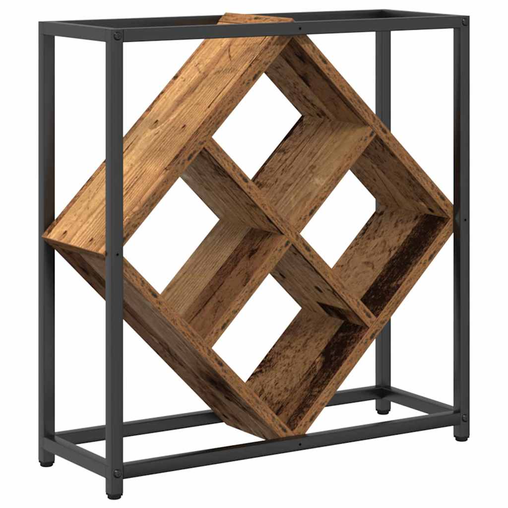 Étagère à vin Bois ancien 51 x 18 x 52,5 cm Bois d'ingénierie - XIOS