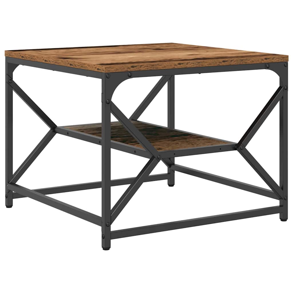 Table basse Bois ancien 51 x 50 x 40 cm - XIOS