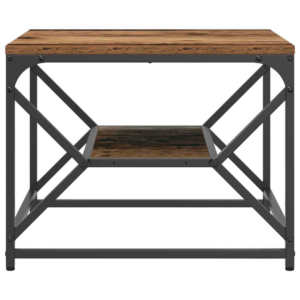 Table basse Bois ancien 51 x 50 x 40 cm - XIOS