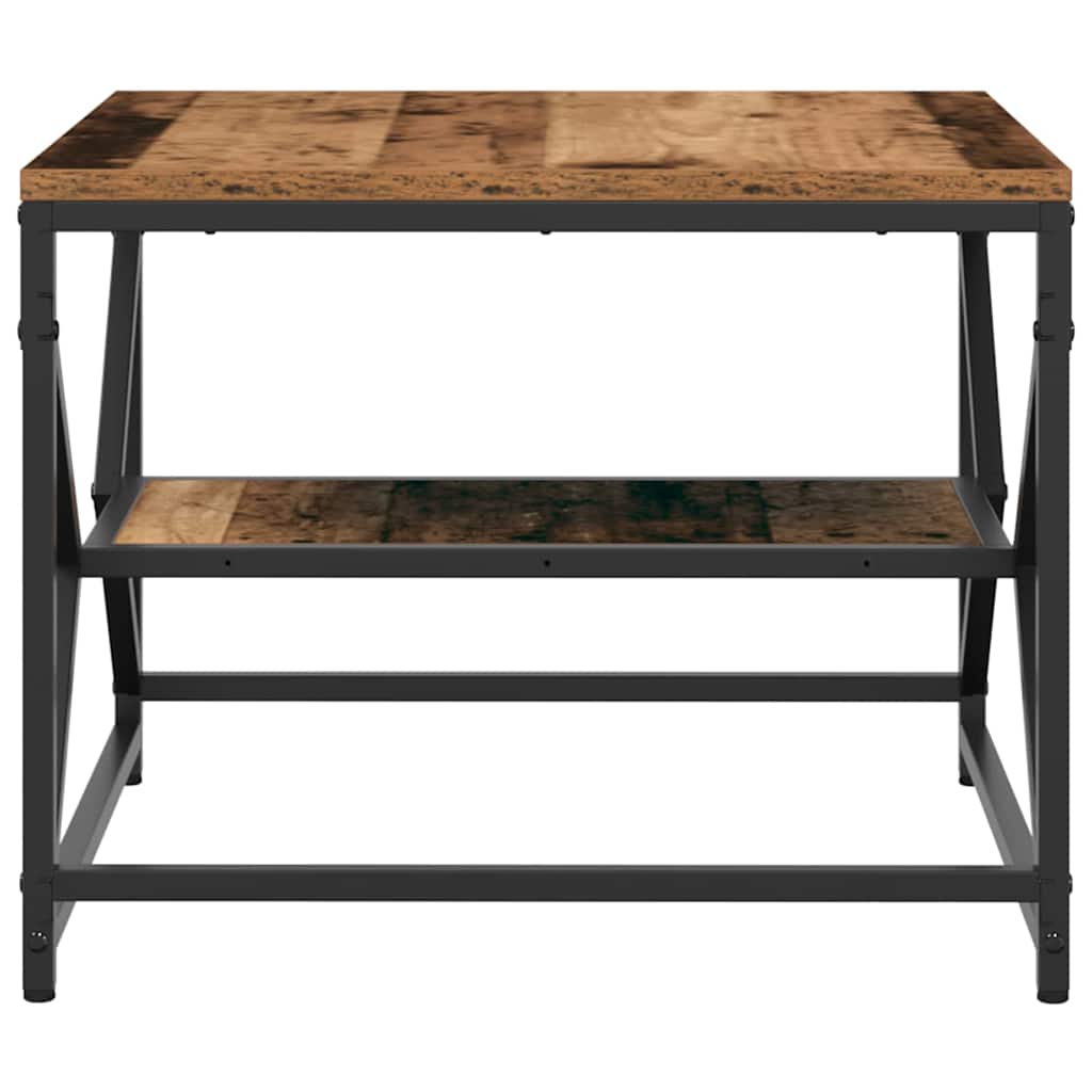 Table basse Bois ancien 51 x 50 x 40 cm - XIOS