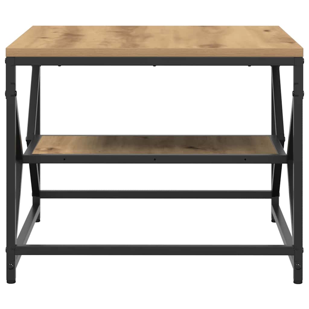 Table basse chêne artisanal 51 x 50 x 40 cm - XIOS