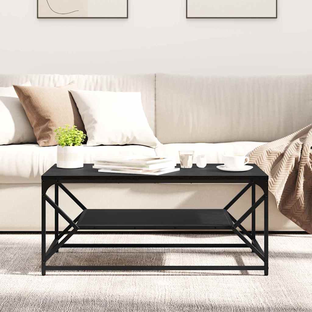 Table basse Chêne noir 90 x 50 x 40 cm - XIOS
