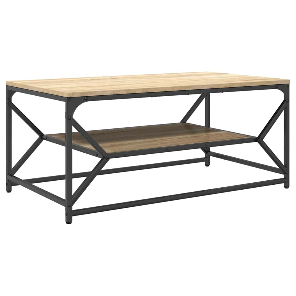 Table basse Chêne sonoma 90 x 50 x 40 cm - XIOS
