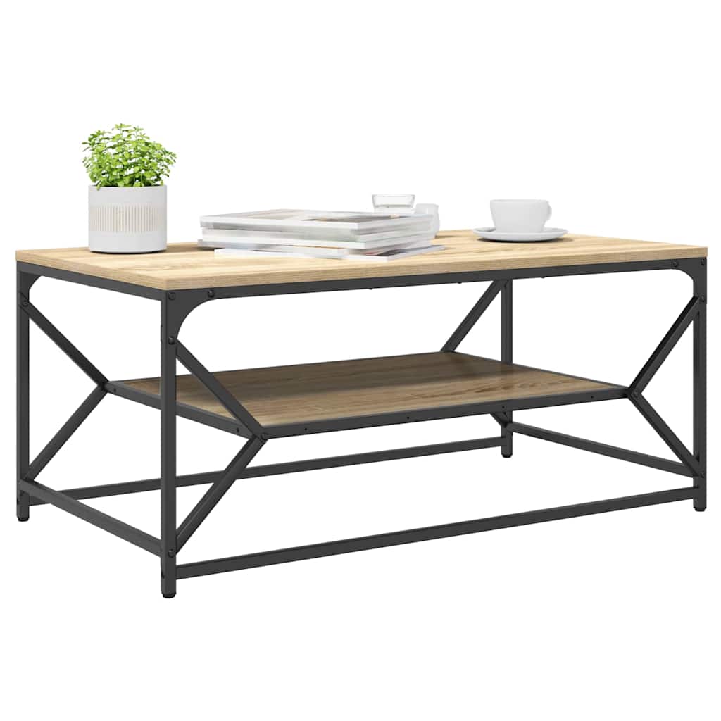Table basse Chêne sonoma 90 x 50 x 40 cm - XIOS