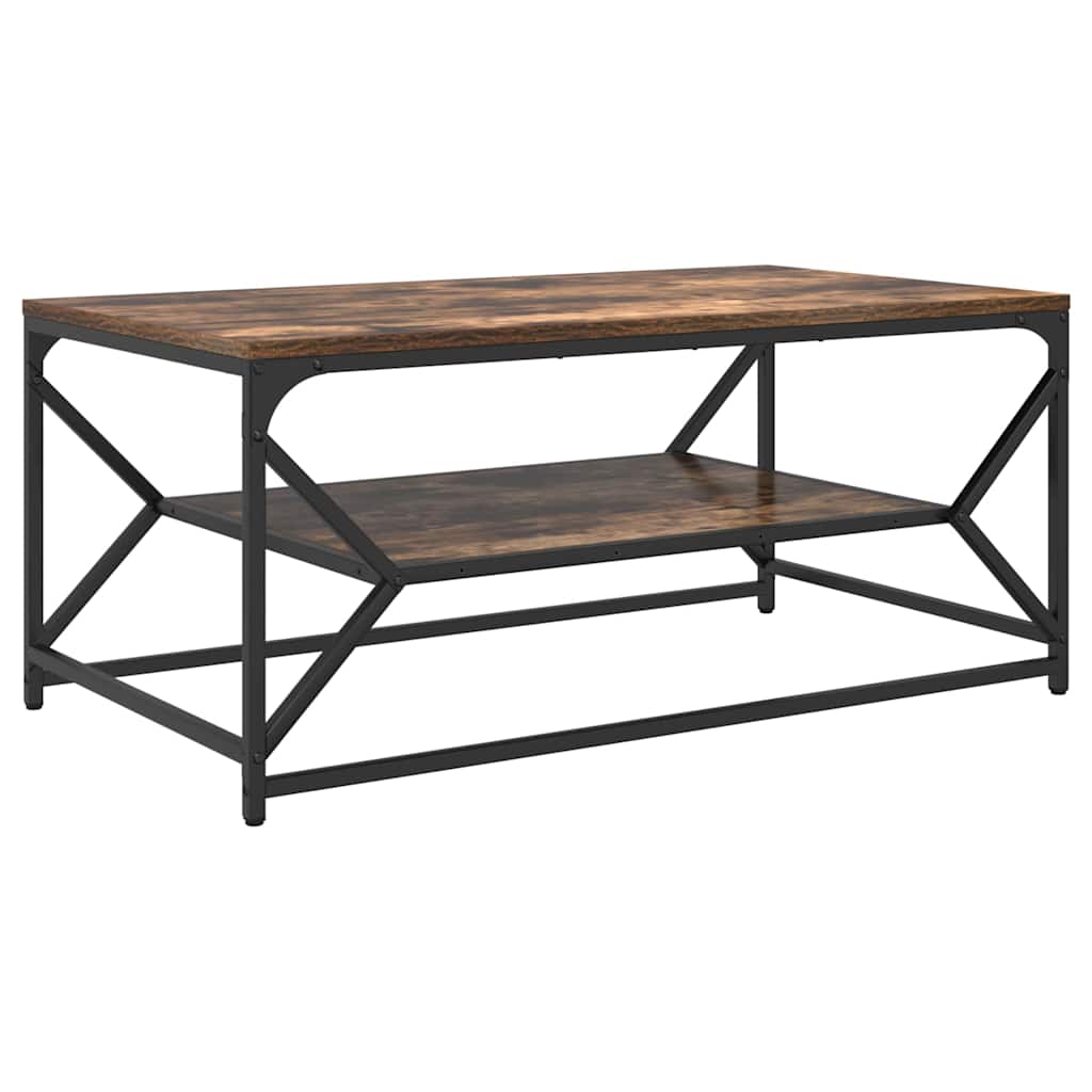 Table basse Chêne fumé 90 x 50 x 40 cm - XIOS