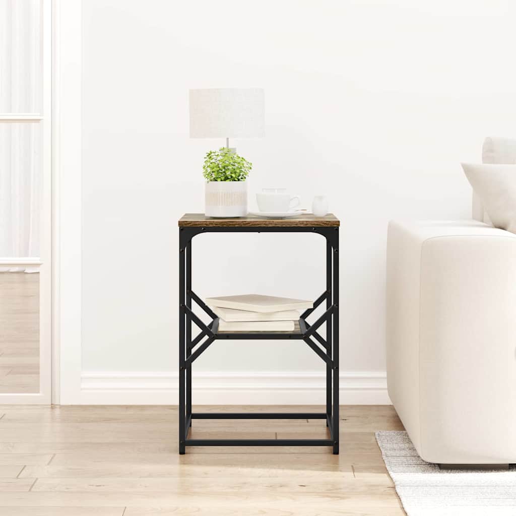 Table d'appoint Chêne fumé 41 x 40 x 60 cm