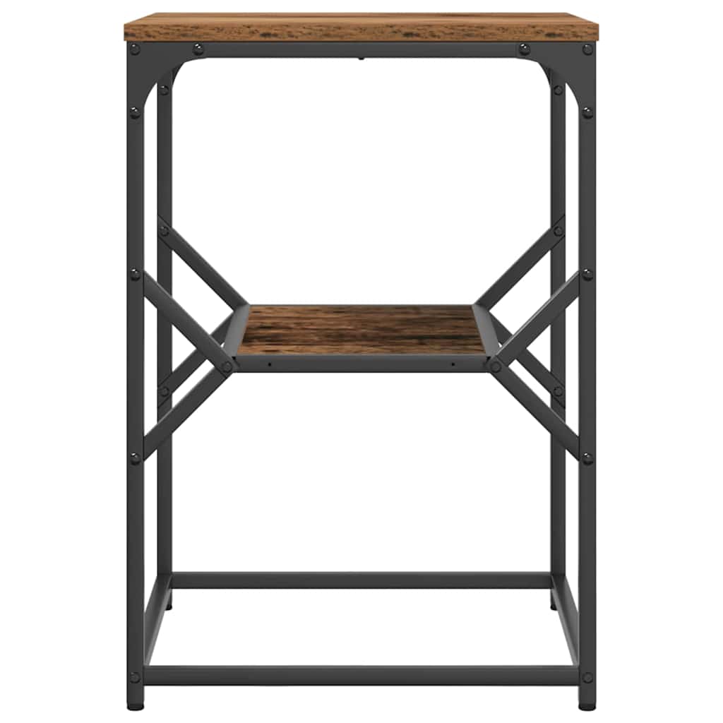 Table d'appoint Bois ancien 41 x 40 x 60 cm