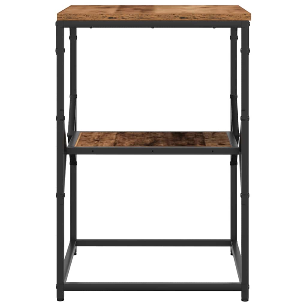 Table d'appoint Bois ancien 41 x 40 x 60 cm